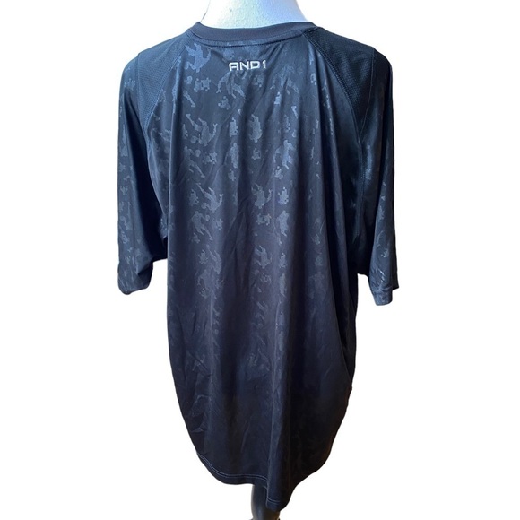 AND1 Mens Basketball Black T-Shirt Top with Players all Over The Shirt Size XL - Picture 4 of 13